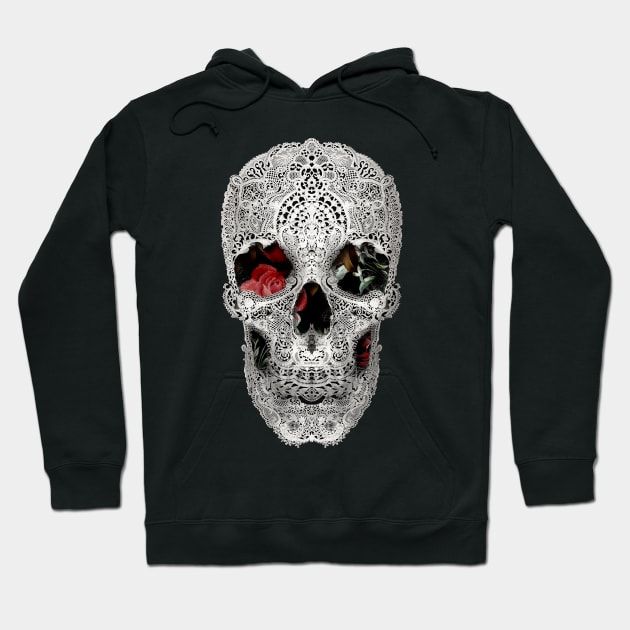 Lace Skull Light Hoodie by aligulec